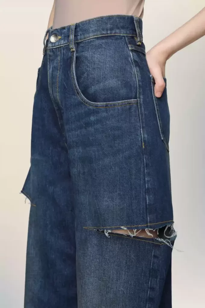 Jeans con tagli Maison Margiela