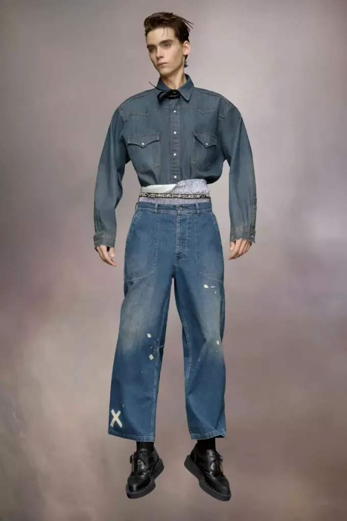 Jeans strappati Maison Margiela