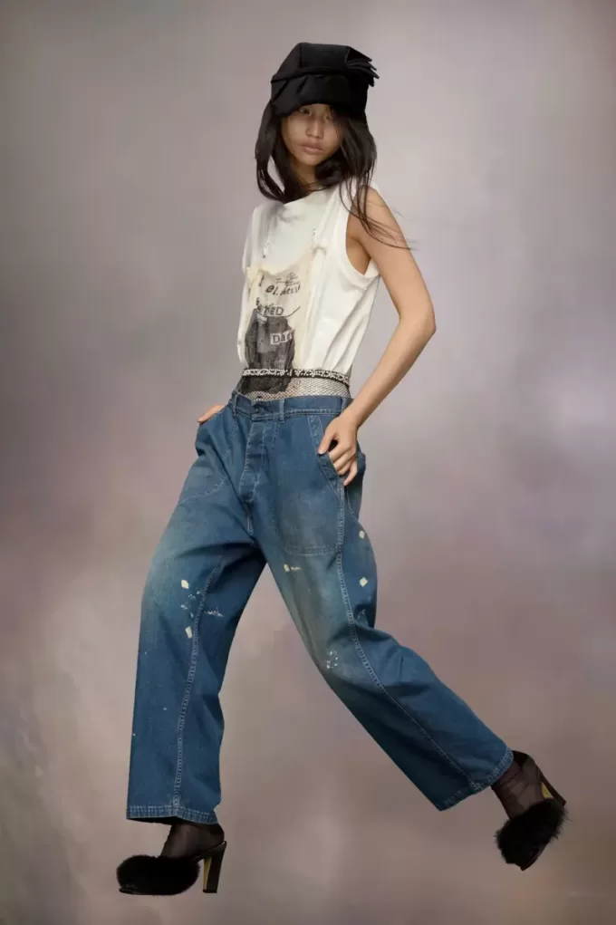 Jeans strappati Maison Margiela