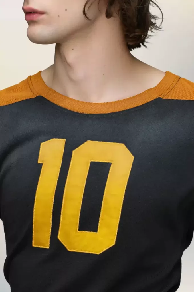 Maglietta a maniche lunghe della squadra universitaria