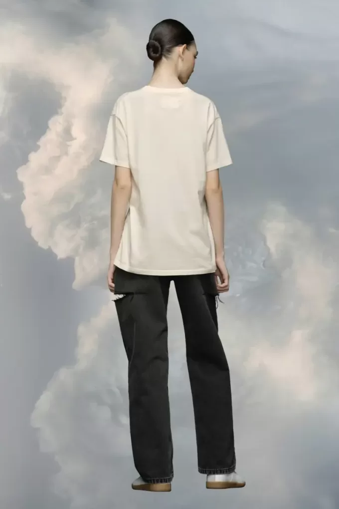 Maglietta con logo invertito