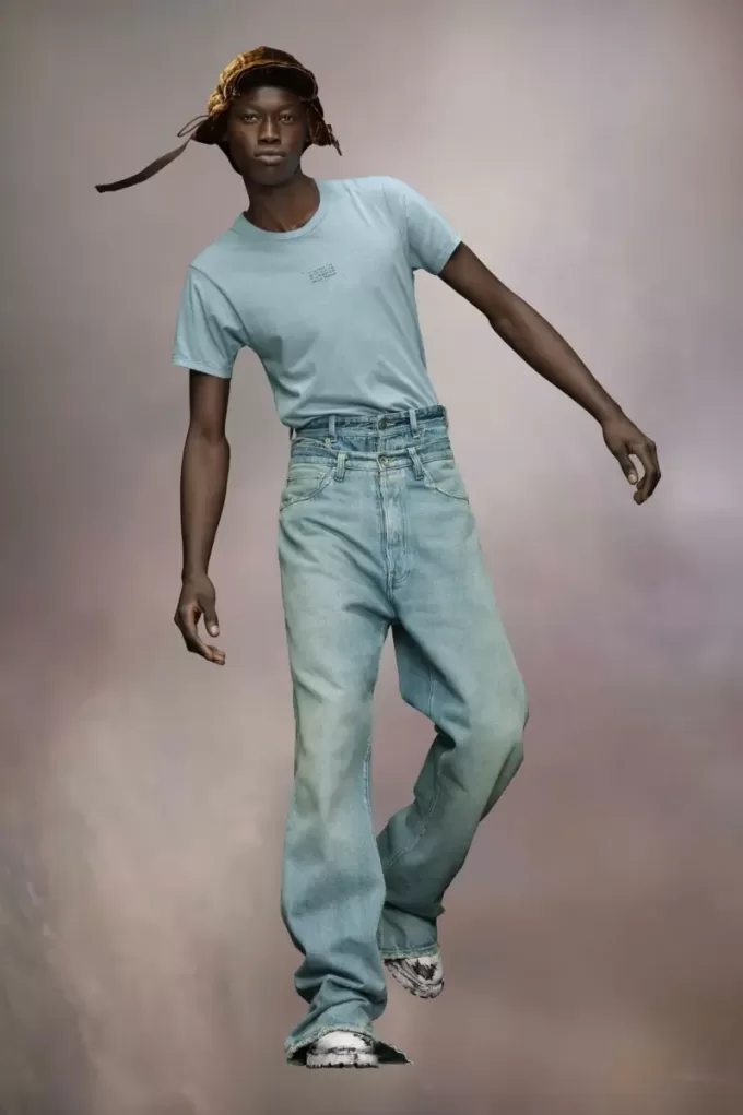 Maglietta con logo Maison Margiela Stamp