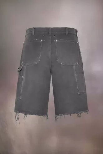 Pantaloncini in denim con borchie Maison Margiela