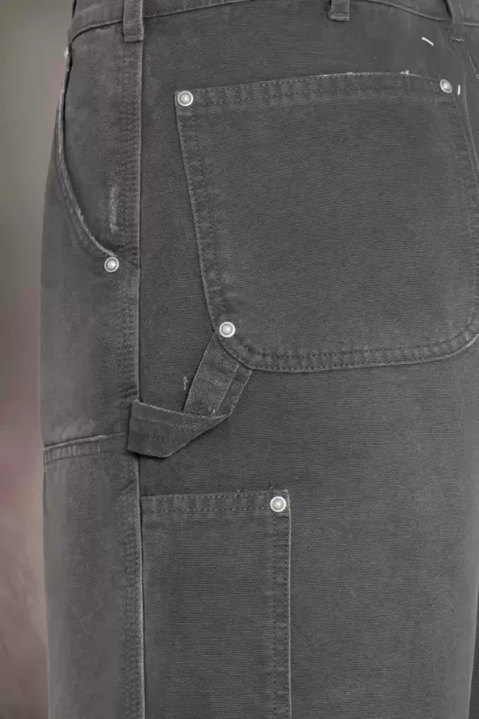 Pantaloncini in denim con borchie Maison Margiela