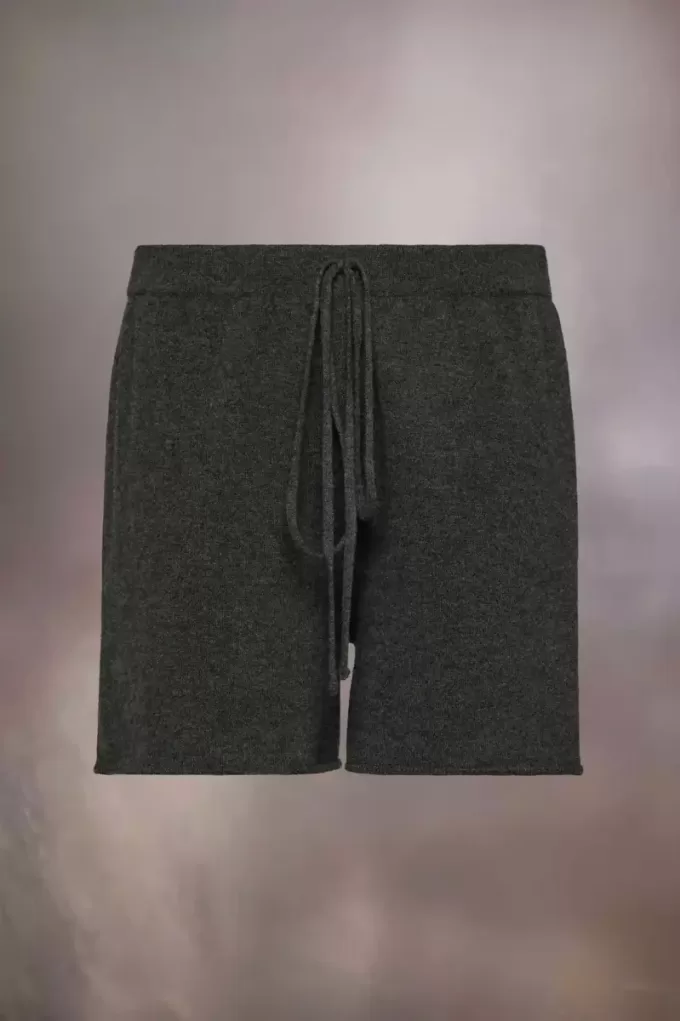 Pantaloncini in maglia di cashmere