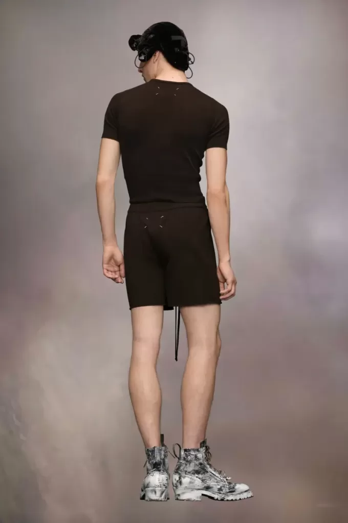 Pantaloncini in maglia di cashmere Pantaloncini in maglia di cashmere