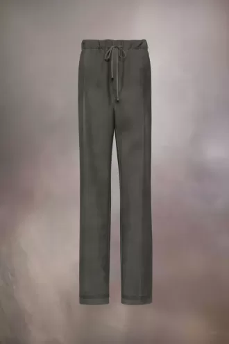 Pantaloni in lana e mohair