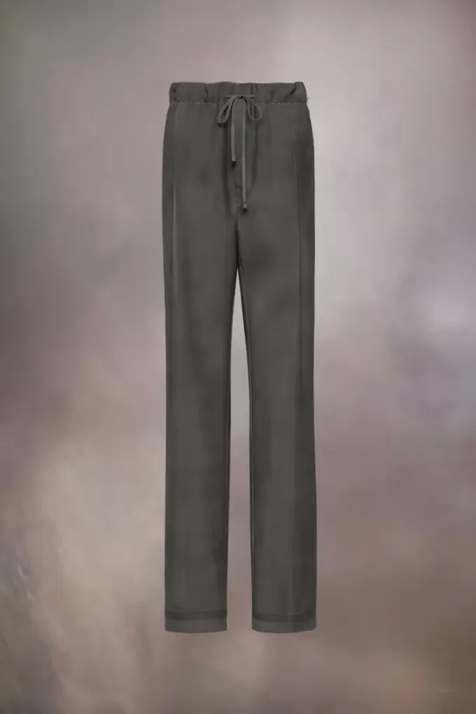 Pantaloni in lana e mohair