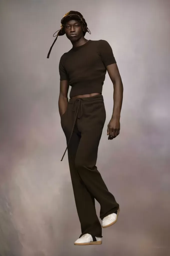 Pantaloni in maglia di cashmere Pantaloni in maglia di cashmere