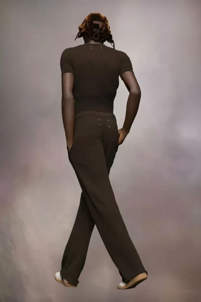 Pantaloni in maglia di cashmere Pantaloni in maglia di cashmere