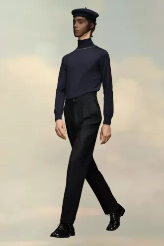 Pantaloni in mohair britannico