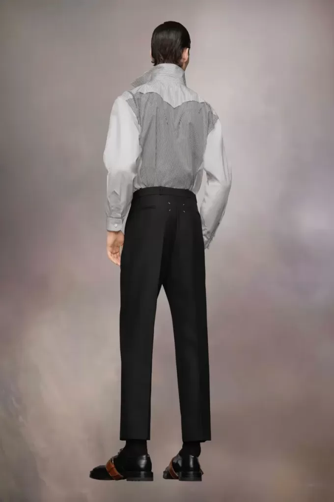 Pantaloni in mohair britannico Pantaloni in mohair britannico