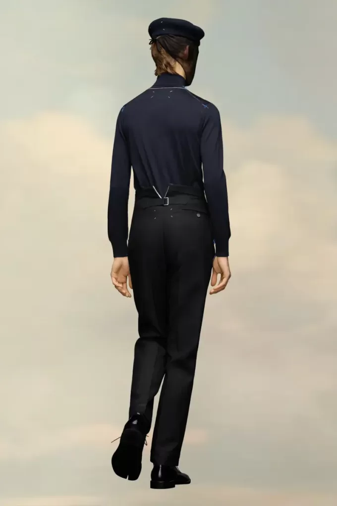 Pantaloni in mohair britannico Pantaloni in mohair britannico