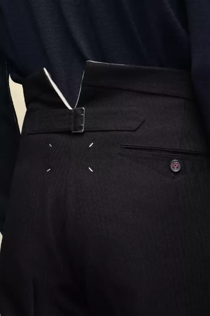 Pantaloni in mohair britannico Pantaloni in mohair britannico