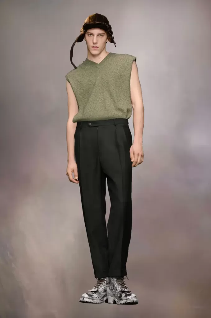 Pantaloni in mohair Maison Margiela Pantaloni in mohair Maison Margiela