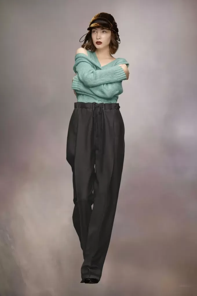 Pantaloni in mohair Maison Margiela