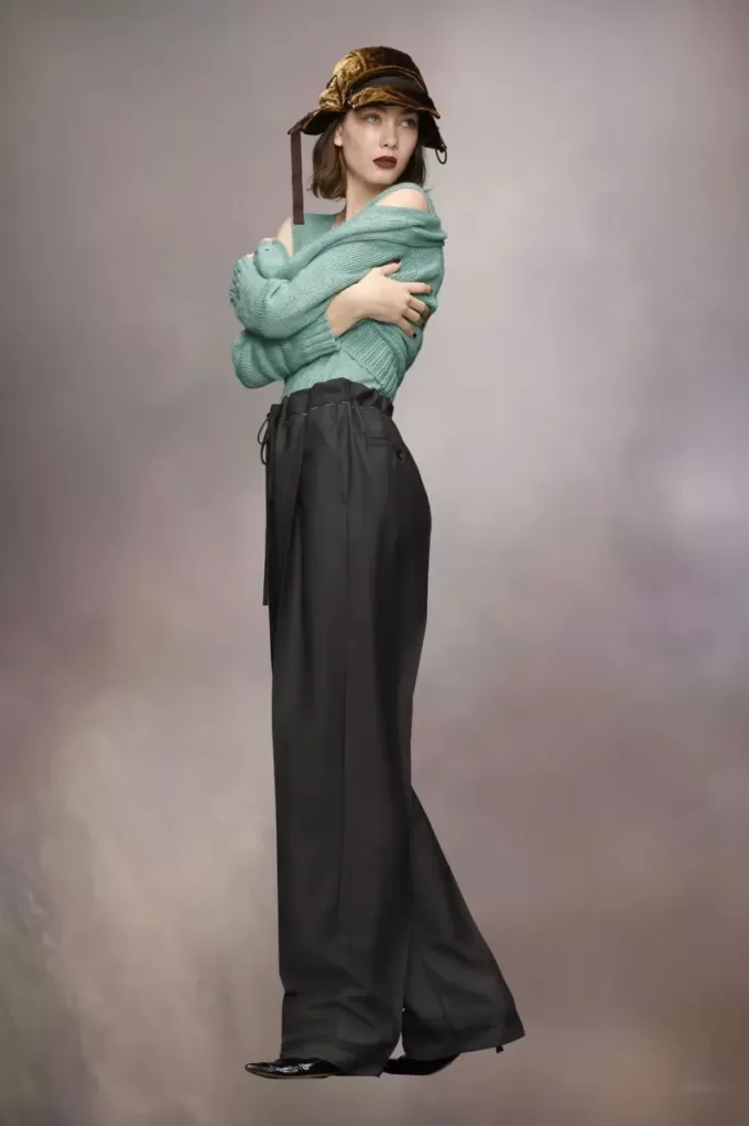 Pantaloni in mohair Maison Margiela