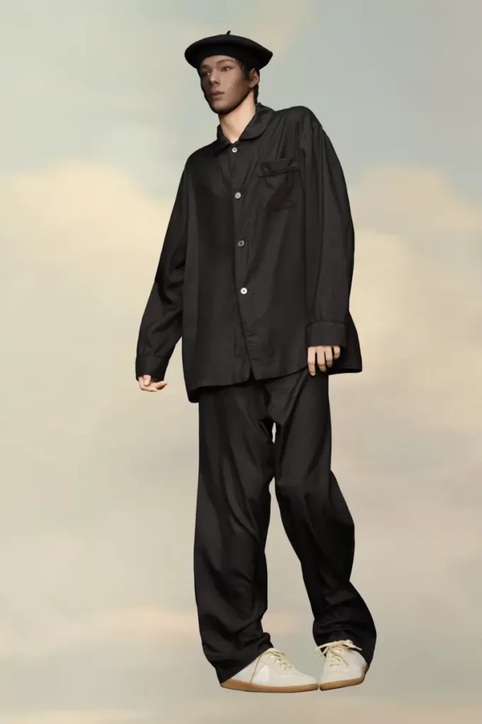 Pantaloni in popeline di seta Pantaloni in popeline di seta