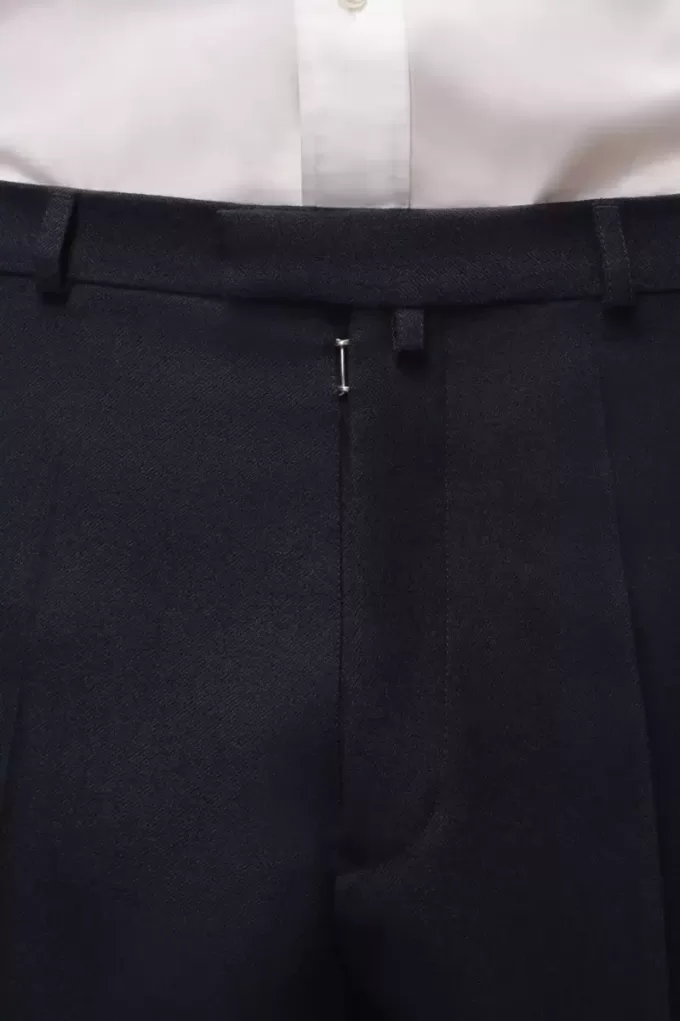 Pantaloni in twill di lana Maison Margiela