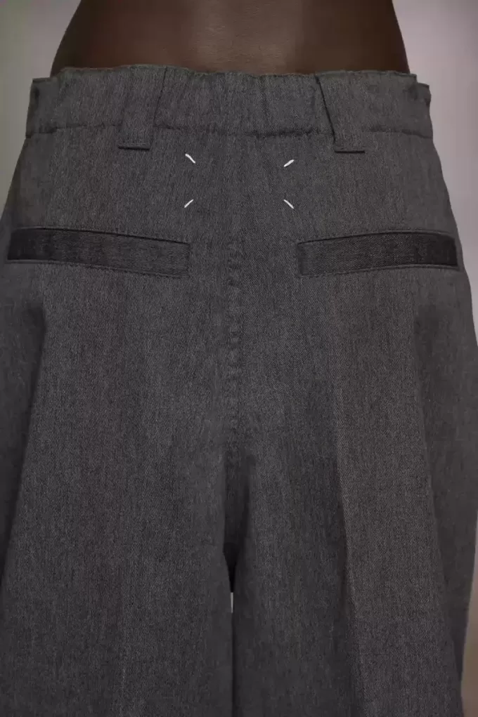 Pantaloni plissettati Maison Margiela Pantaloni plissettati Maison Margiela