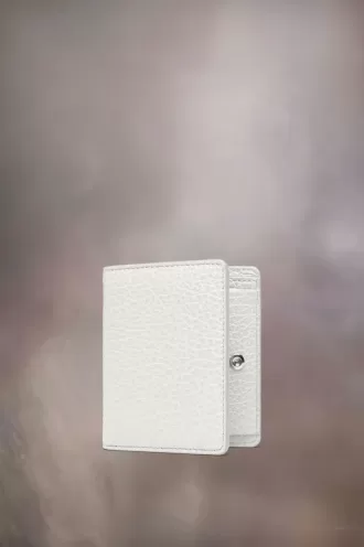 Portacarte con tasca a quattro cuciture