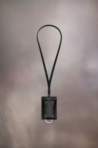 Portacarte in pizzo con logo