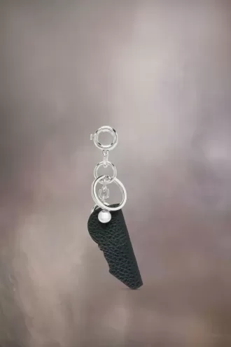 Portachiavi in  pelle con logo