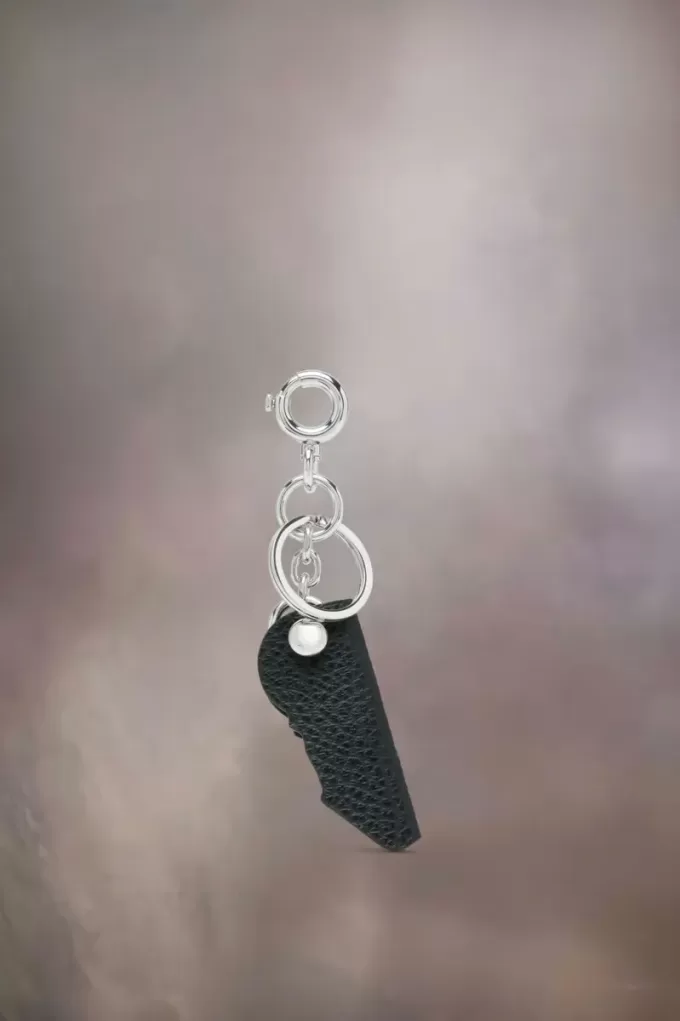 Portachiavi in  pelle con logo