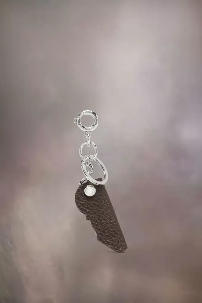 Portachiavi in  pelle con logo