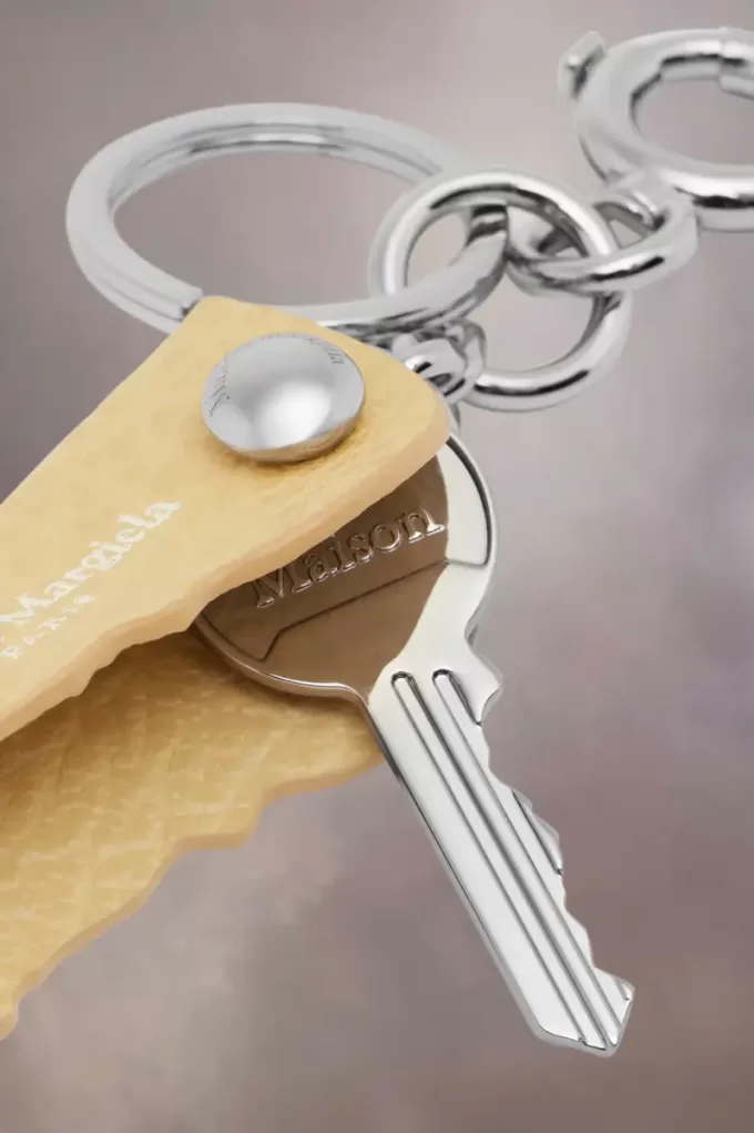 Portachiavi in  pelle con logo