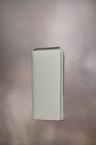 Portafoglio con cerniera a quattro punti