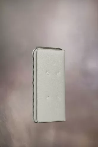 Portafoglio con cerniera a quattro punti