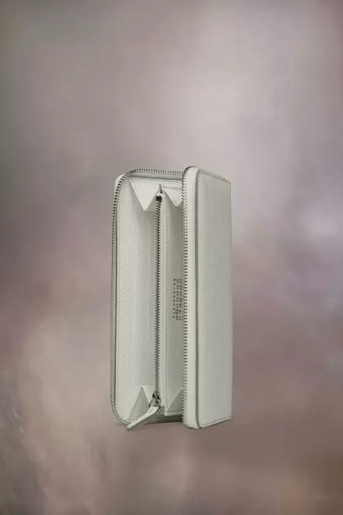 Portafoglio con cerniera a quattro punti