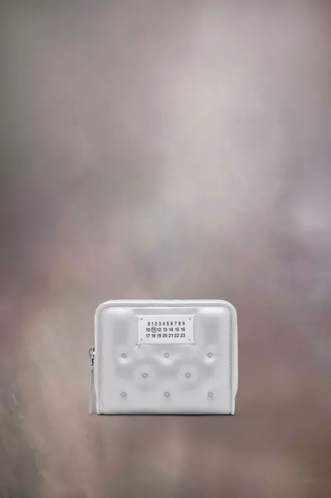 Portafoglio piccolo ricamato Glam Slam