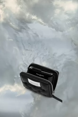 Portafoglio piccolo ricamato Glam Slam