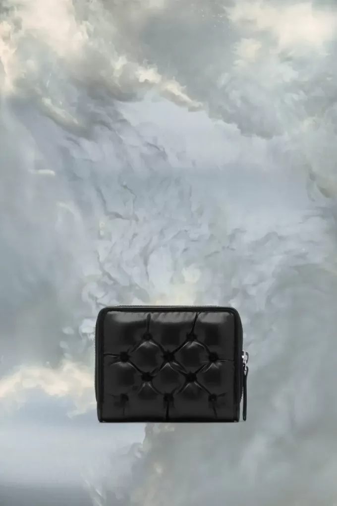 Portafoglio piccolo ricamato Glam Slam