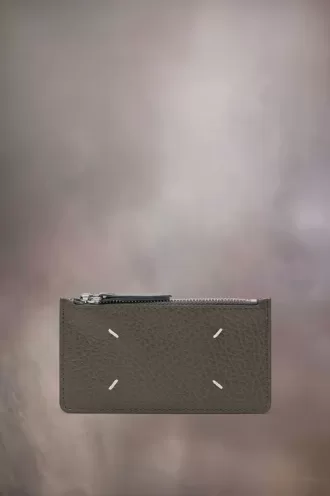 Portafoglio porta carte con quattro cuciture