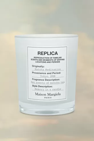 Replica della candela da meditazione Matcha