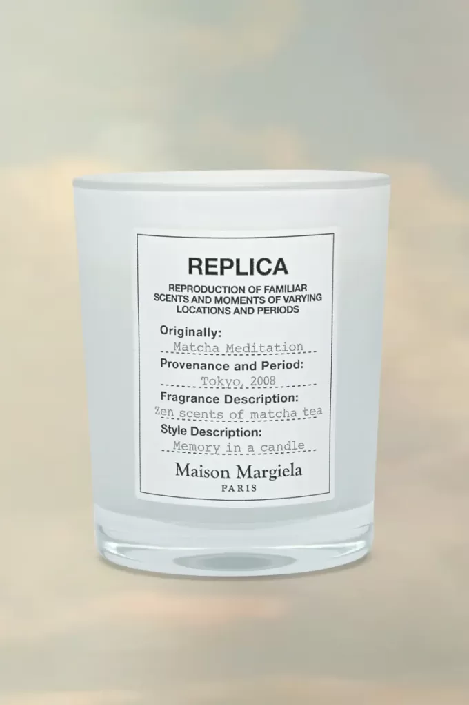 Replica della candela da meditazione Matcha