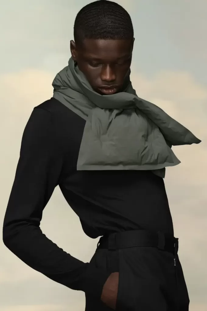 Sciarpa in nylon riciclato