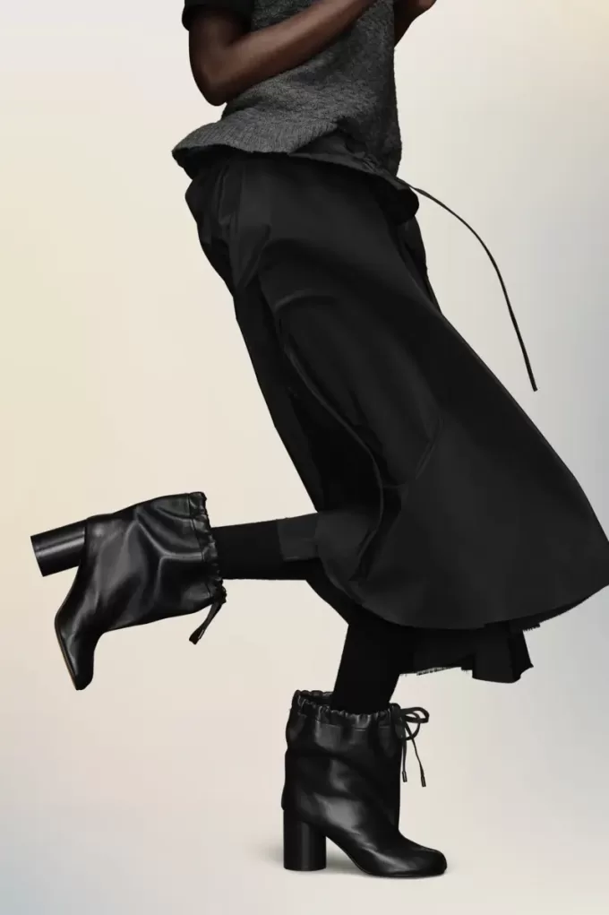 Stivaletti Tabi con coulisse