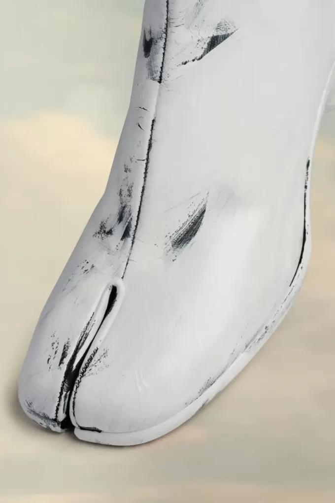 Stivali Tabi Bianchetto