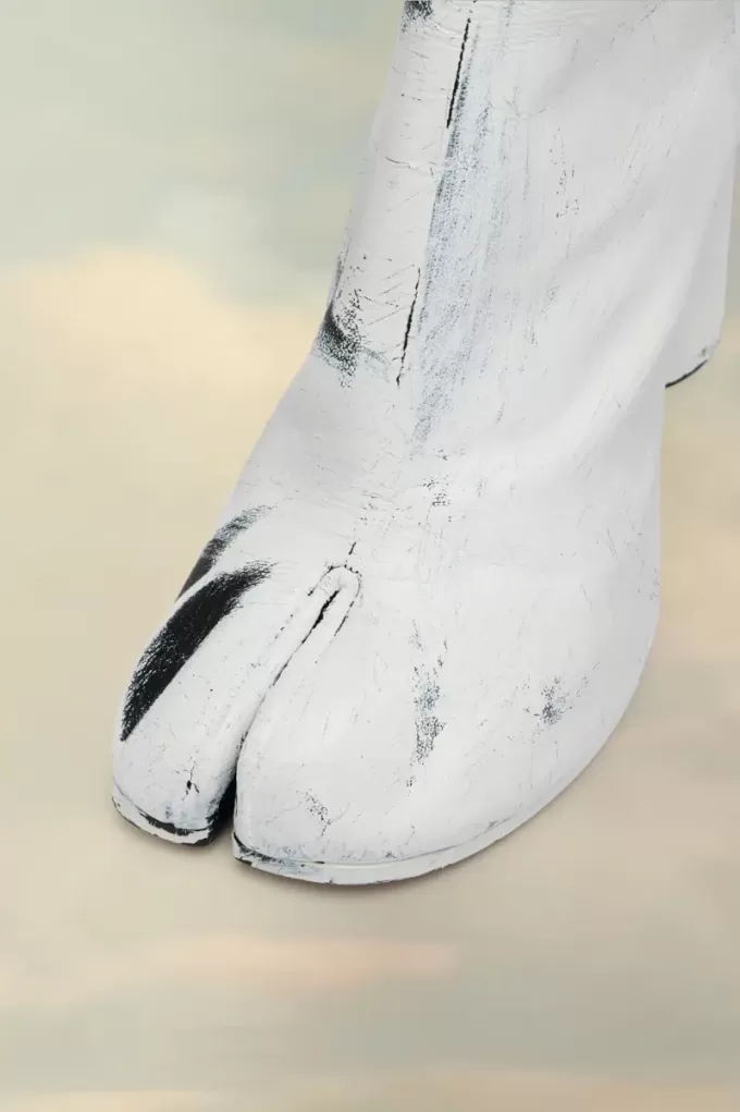 Stivali Tabi Bianchetto