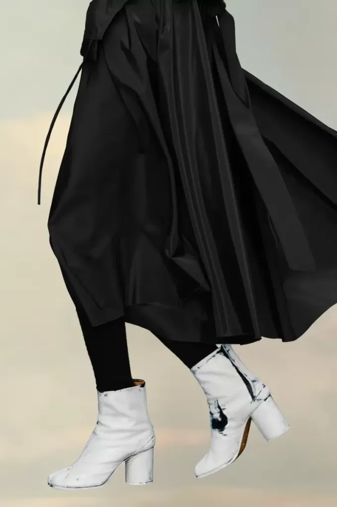 Stivali Tabi Bianchetto