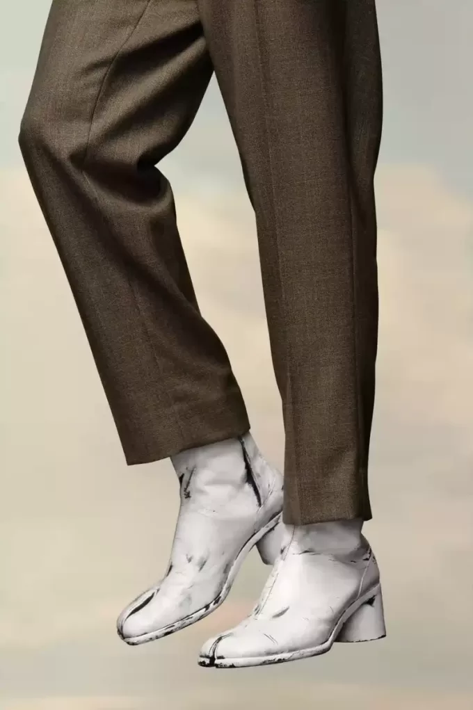 Stivali Tabi Bianchetto