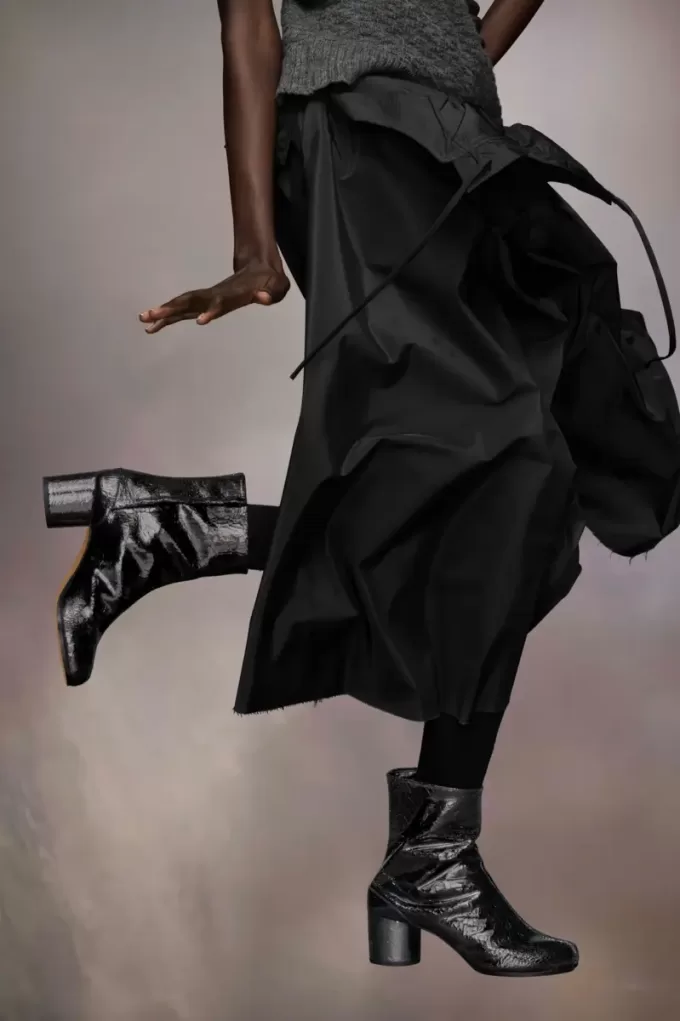 Stivali Tabi Mirror di Maison Margiela