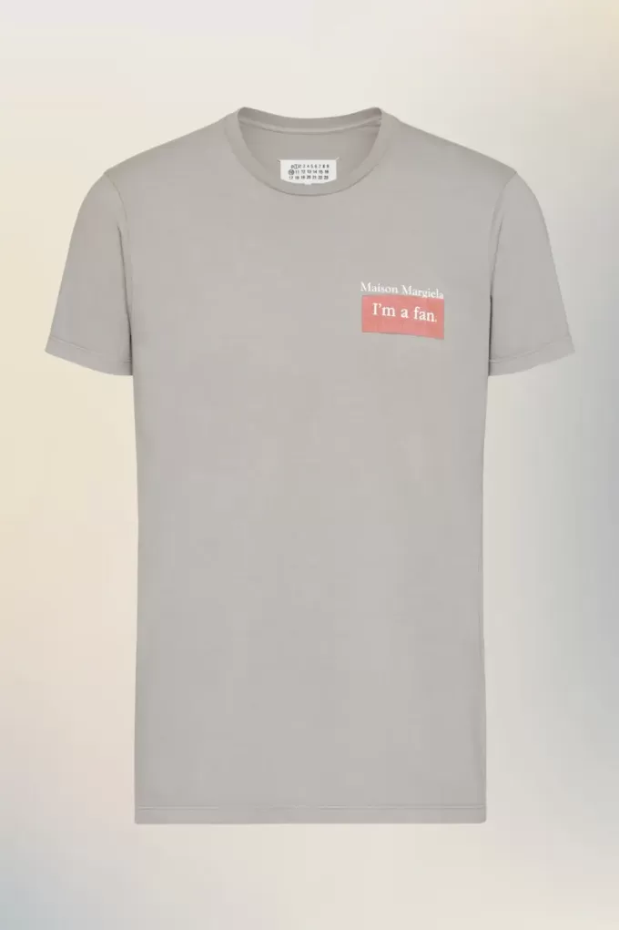T-shirt con logo Maison Margiela T-shirt con logo Maison Margiela