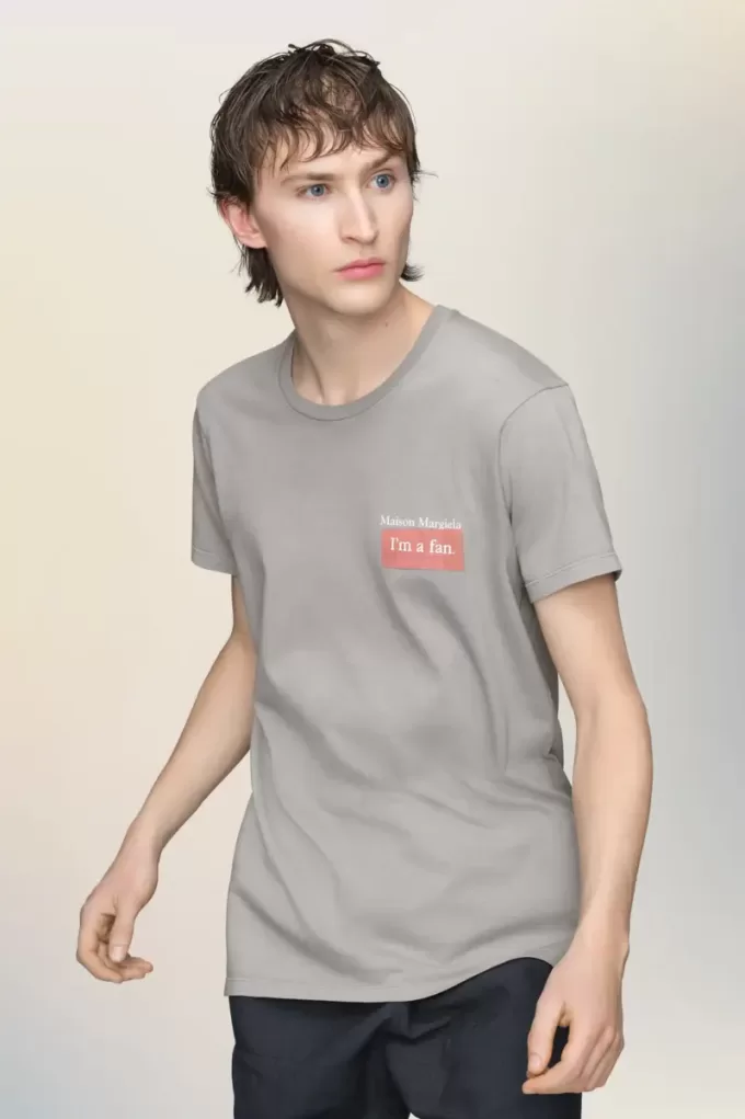 T-shirt con logo Maison Margiela T-shirt con logo Maison Margiela