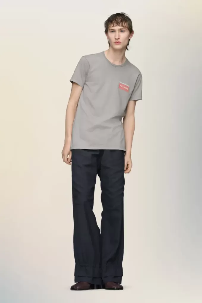 T-shirt con logo Maison Margiela T-shirt con logo Maison Margiela