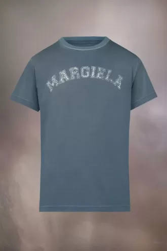 T-shirt in jersey di cotone con logo